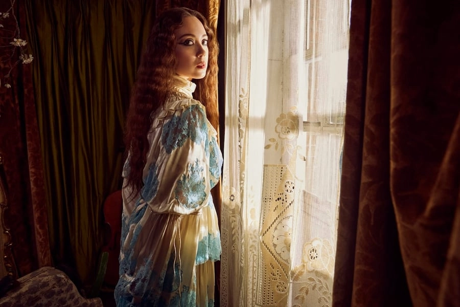 Laufey promotional image for the A Matter of Time arena tour Australia 2026