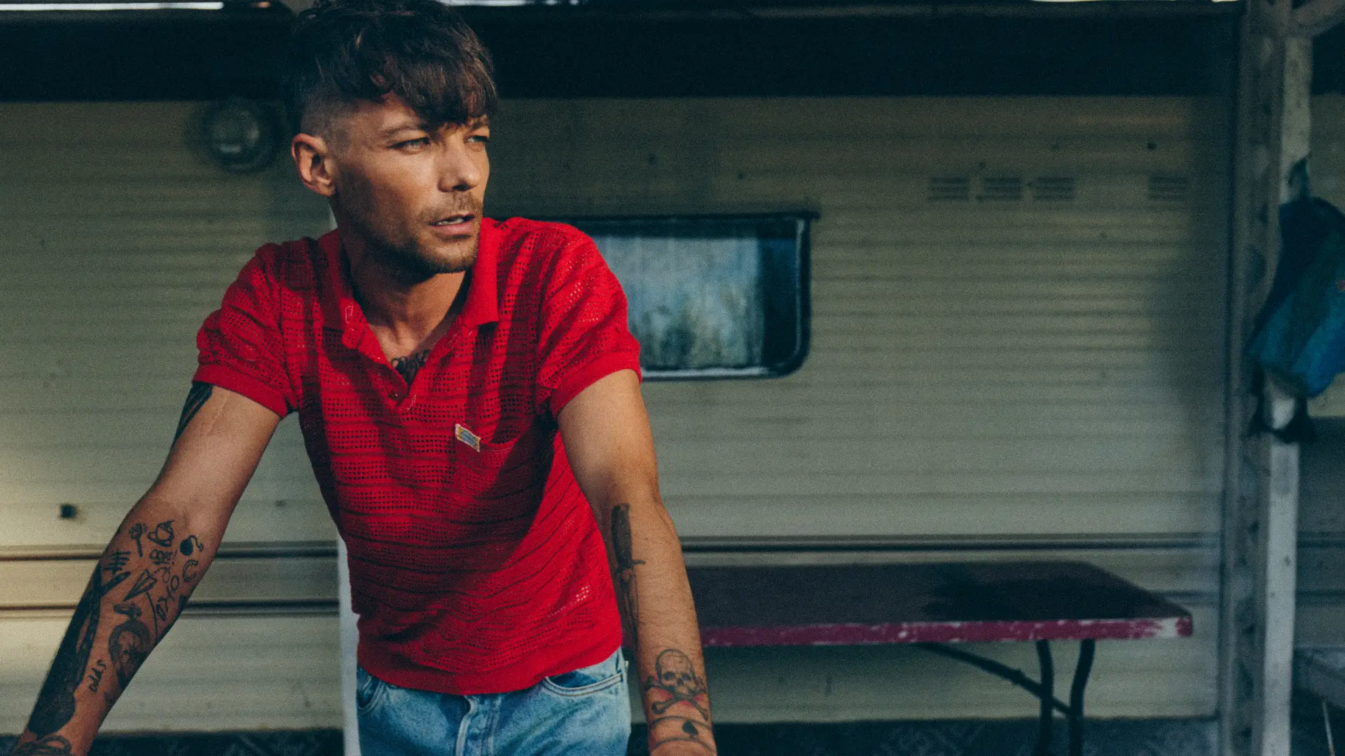 Louis Tomlinson promotional image for the How Did We Get Here World Tour 2026