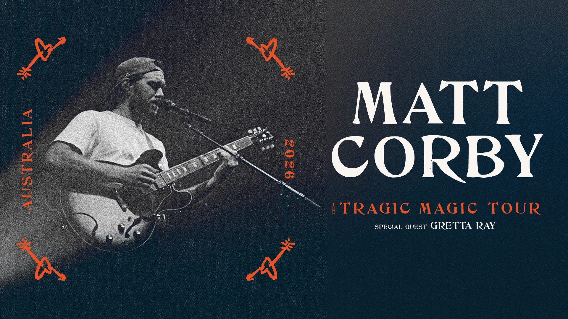 Matt Corby promotional image for The Tragic Magic Australian Tour 2026